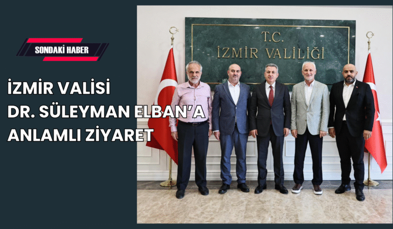Milli Birlik Platformu’ndan İzmir Valisi Dr. Süleyman Elban’a Ziyaret