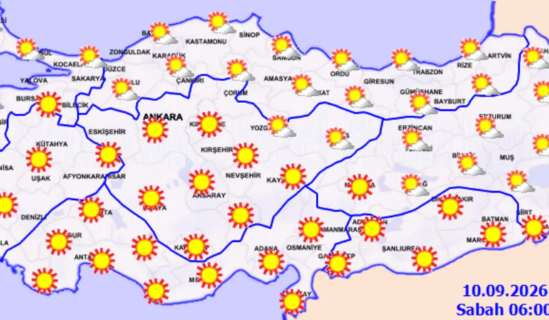 10 EYLÜL PERŞEMBE İZMİR HAVA DURUMU | İzmir’de bugün hava sıcaklığı ne kadar?