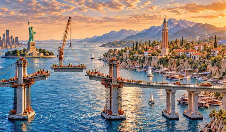Sözler New York’ta, hesaplar Antalya’da