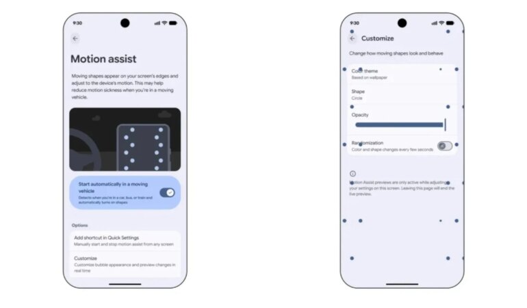 Google, araç tutmasını önlemek için Motion Assist’i devreye soktu.