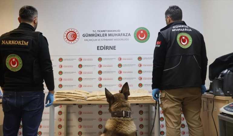 Kapıkule’de 50 kilogram uyuşturucu madde yakalandı