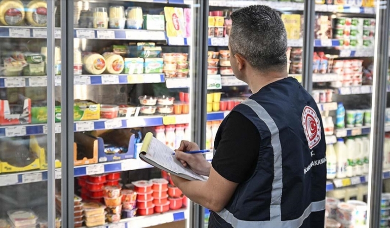 Gıda denetimlerinde geçen ay 186,5 milyon lira yaptırım uygulandı
