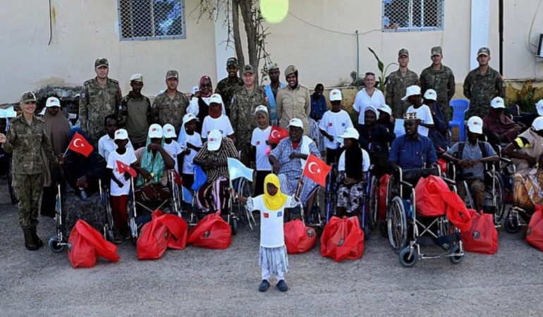 MSB, Somali’deki ihtiyaç sahibi gaziler ve aileleri için destek sağlıyor.