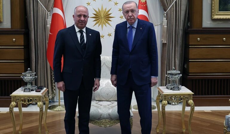 ASO’nun teknoloji ve yeşil dönüşüm projeleri Erdoğan’a tanıtıldı.