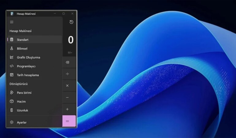 Windows 11 Hesap Makinesi’nin 3 Saklı Özelliği