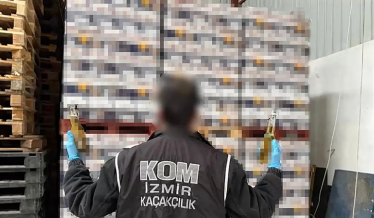 İzmir’de büyük bir operasyon gerçekleştirildi! 3 milyon 800 bin TL’lik…
