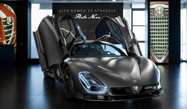 Alfa Romeo 33 Stradale Perla Nera: Sınırlı üretim – yalnızca bir adet var!